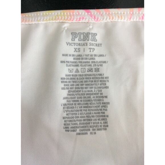 Victoria's Secret Pink Swim Bikini Swimwear Triangle Top Print Swimsuit - Picture 13 of 13